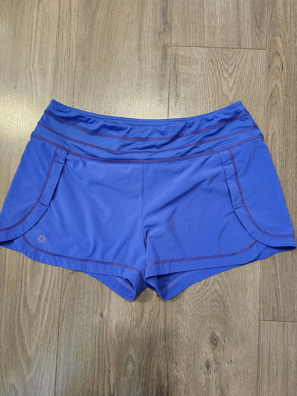 Athleta Women’s Athletic Blue Running Shorts